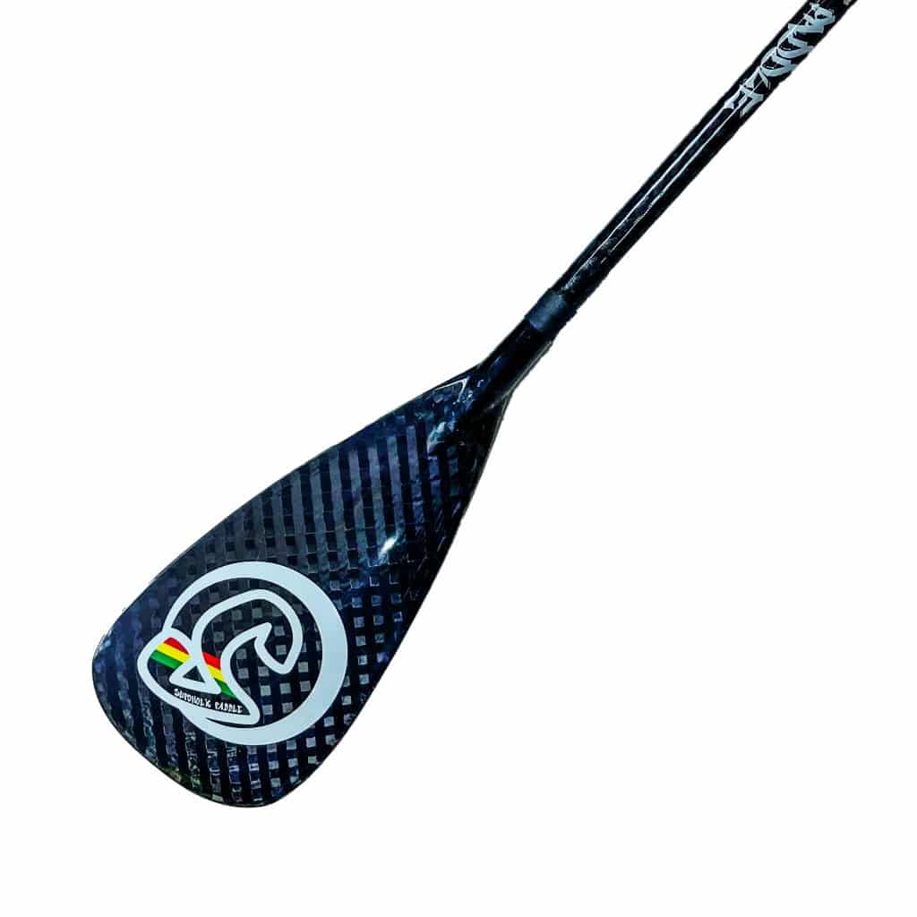 Supaholic Paddle Medium Blade Round Shaft Carbon Uncut (Palm Handle)