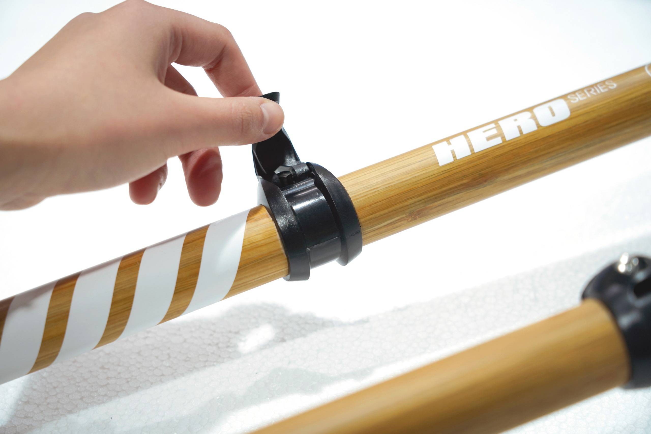 Hero 3-Piece Carbon Paddle (Wood Grain)