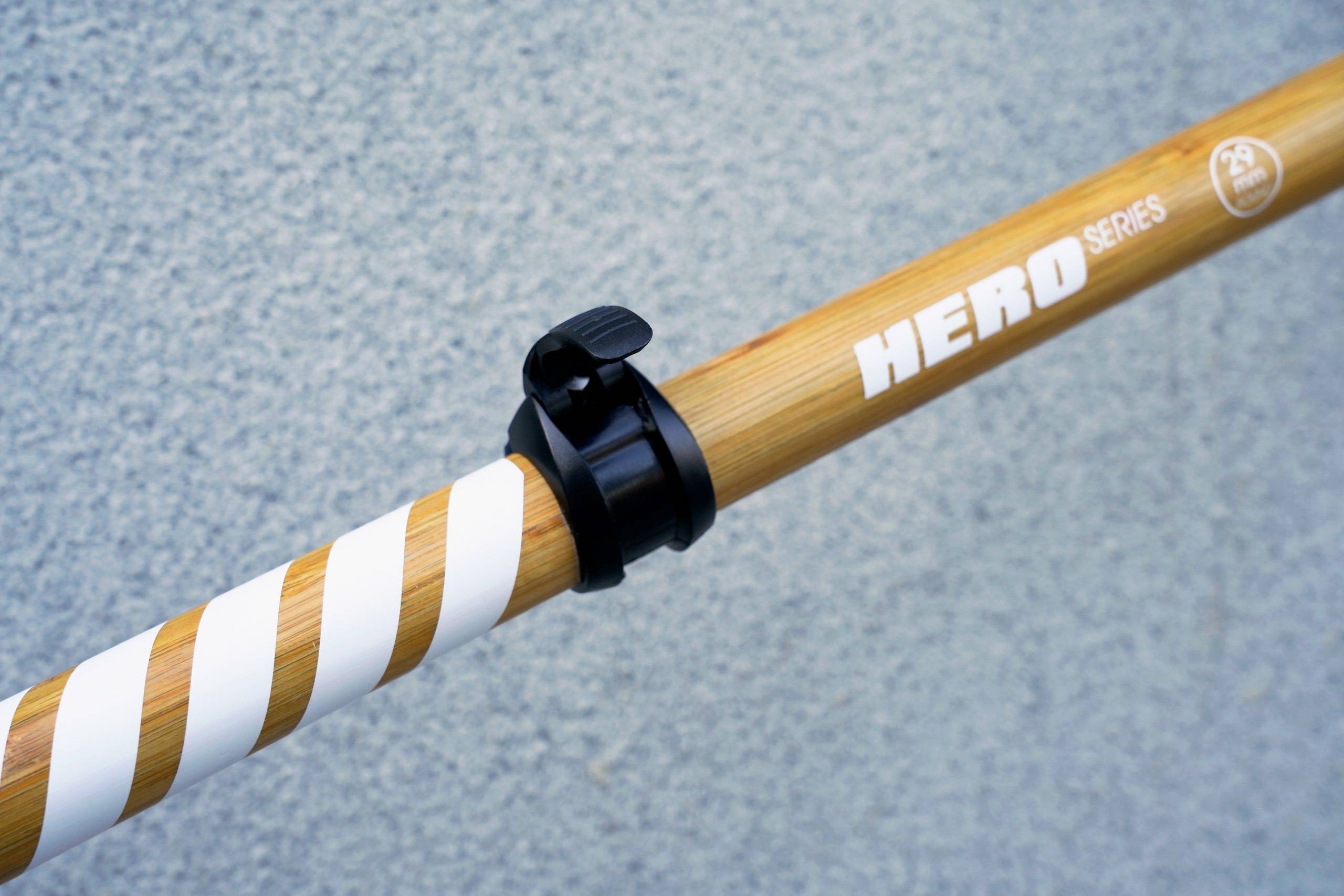 Hero 3-Piece Carbon Paddle (Wood Grain)