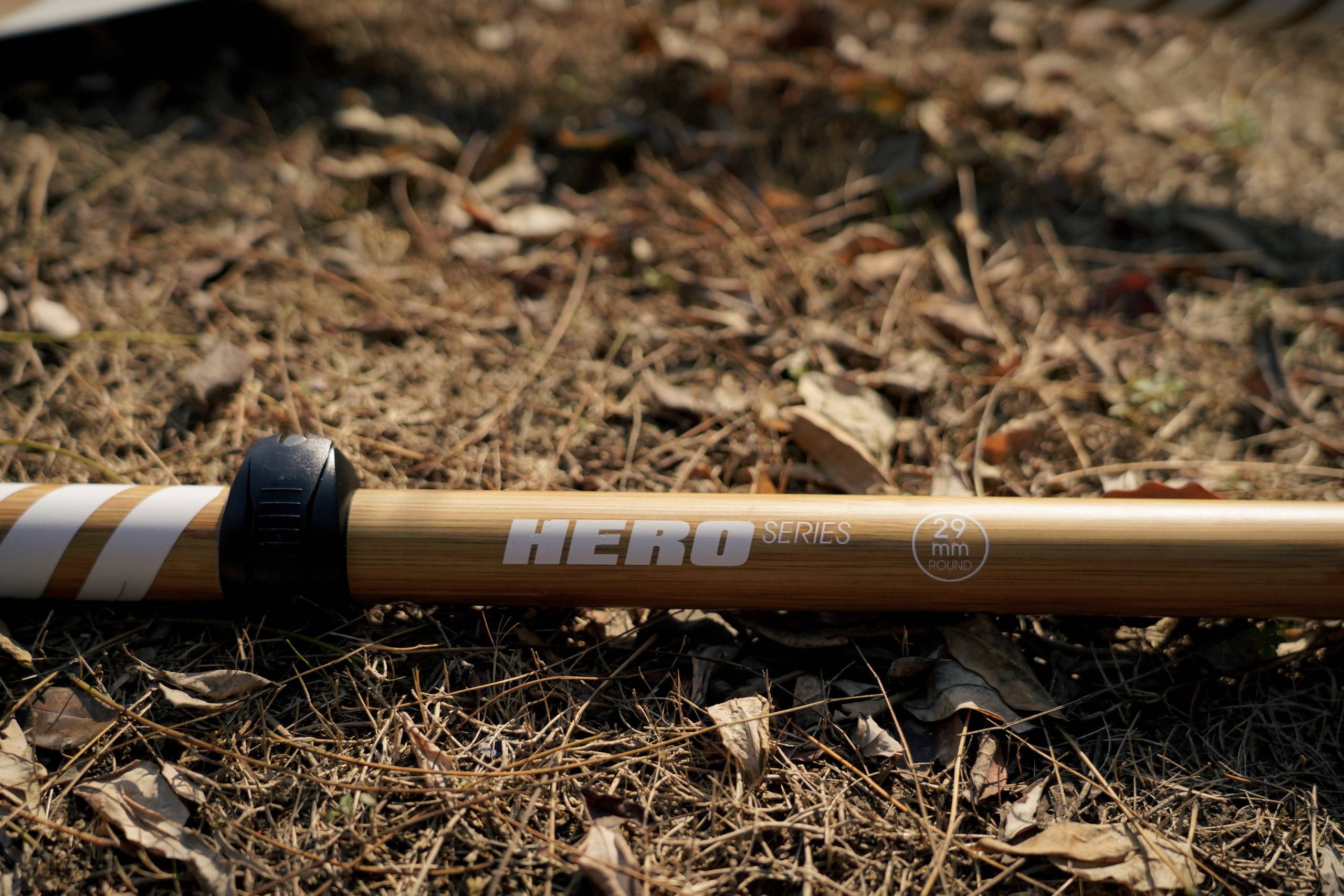 Hero 3-Piece Carbon Paddle (Wood Grain)